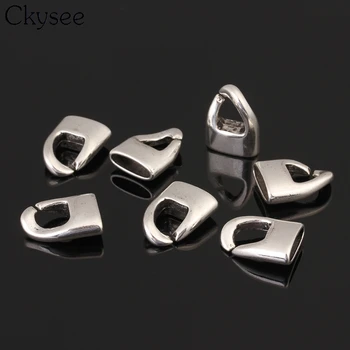 Ckysee 10sets/lot Metal End Caps End Clasps Fit Leather Cord Bracelet Alloy Connectors 1.2*0.4mm Hole For Diy Jewelry Making
Ckysee 10sets/lot Metal End Caps End Clasps Fit Leather Cord Bracelet Alloy Connectors 1.2*0.4mm Hole For Diy Jewelry Making