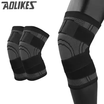 1PC Basketball Compression Twining Antiskid Pro Double Bandage Sport Fitness Knee Pads Patella Guards Gym Protector For Exercise
1PC Basketball Compression Twining Antiskid Pro Double Bandage Sport Fitness Knee Pads Patella Guards Gym Protector For Exercise