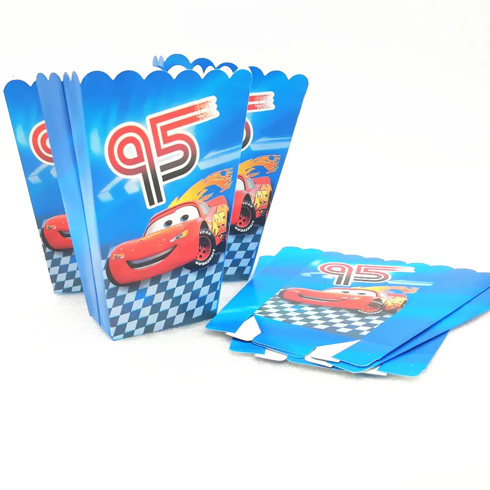 kids cars Popcorn Box Lightning Mcqueen Decoration Child Favor Baby Shower Happy Birthday Pattern Folding Party Supplies
kids cars Popcorn Box Lightning Mcqueen Decoration Child Favor Baby Shower Happy Birthday Pattern Folding Party Supplies