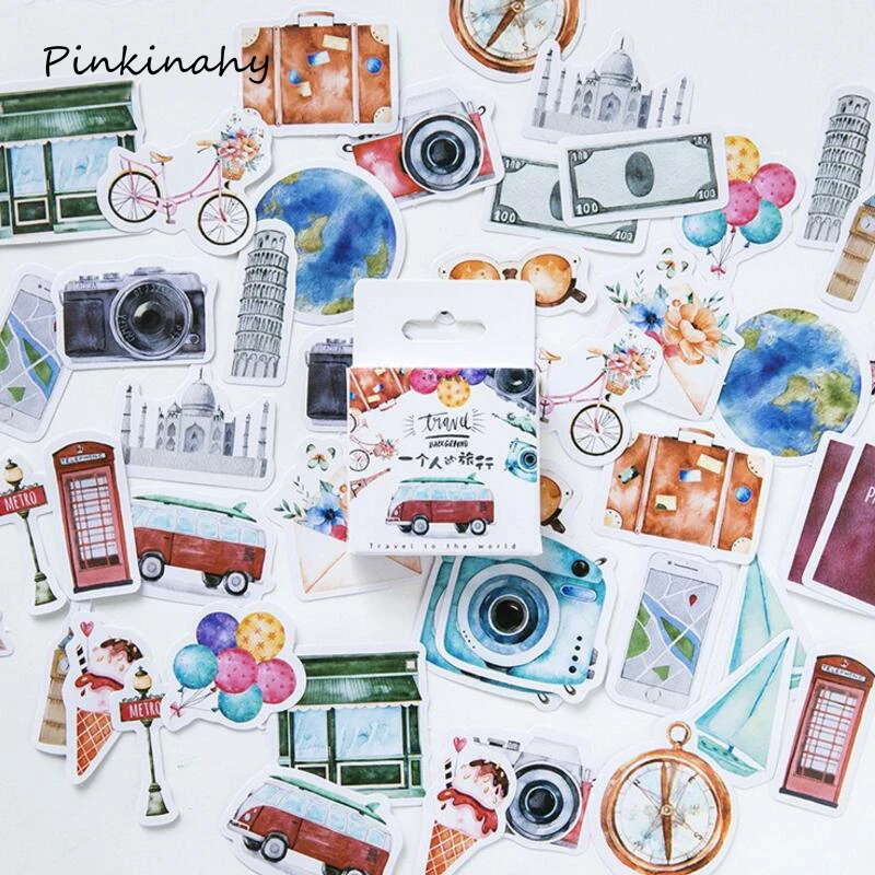 46 pcs/lot Travel Sticker DIY Vintage Retro Classic Travel Stickers for Diary Scrapbooking Decor Adhesive Memo Pad Stationery
46 pcs/lot Travel Sticker DIY Vintage Retro Classic Travel Stickers for Diary Scrapbooking Decor Adhesive Memo Pad Stationery