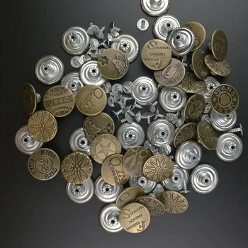 10PCS Metal Snap Fastener Buttons Bronze Metal Jeans Button Shank Button for Garment Pants Sewing Clothes Accseeories Handmade
10PCS Metal Snap Fastener Buttons Bronze Metal Jeans Button Shank Button for Garment Pants Sewing Clothes Accseeories Handmade