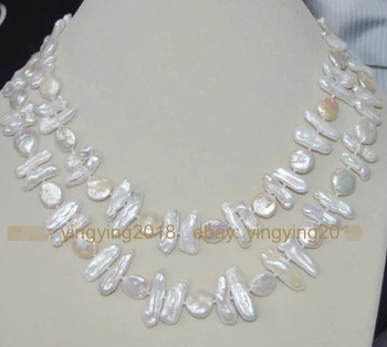 Free shipping@@@@@ 32 INCHES LONG 12MM WHITE COIN BIWA NATURAL FRESHWATER PEARL NECKLACE
Free shipping@@@@@ 32 INCHES LONG 12MM WHITE COIN BIWA NATURAL FRESHWATER PEARL NECKLACE