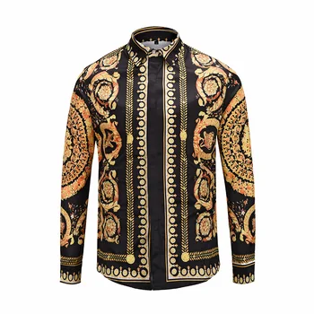 2020 Fashion New Men Shirts 3d Print Golden Flowers High Quality Hawaiian Shirt Casual Slim Fit Long Sleeve M to XXL
2020 Fashion New Men Shirts 3d Print Golden Flowers High Quality Hawaiian Shirt Casual Slim Fit Long Sleeve M to XXL