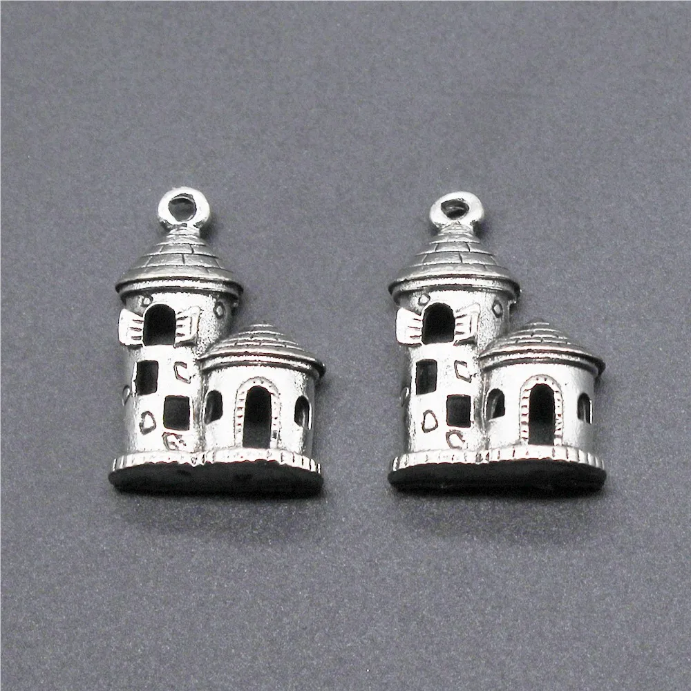 House Charms Pendant Diy Metal Jewelry Making Antique Silver Color 18x13mm 4pcs/lot
House Charms Pendant Diy Metal Jewelry Making Antique Silver Color 18x13mm 4pcs/lot