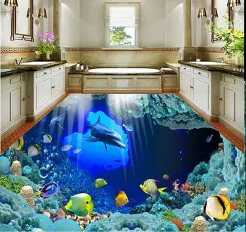 3d flooring 3D Underwater World Dolphin Flooring pvc self-adhesive wallpaper 3d floor painting wallpaper
3d flooring 3D Underwater World Dolphin Flooring pvc self-adhesive wallpaper 3d floor painting wallpaper