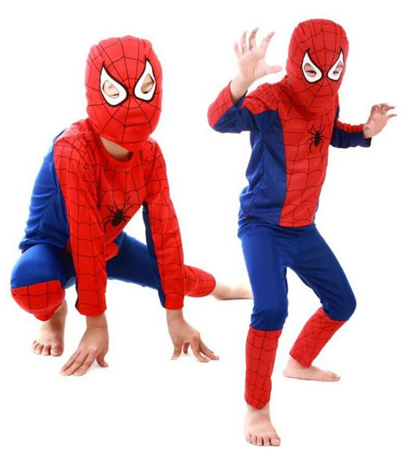 New Red Spiderman Costume Black Spiderman Batman Superman Halloween Costumes Kids Superhero Capes Anime Cosplay Carnival Suit
New Red Spiderman Costume Black Spiderman Batman Superman Halloween Costumes Kids Superhero Capes Anime Cosplay Carnival Suit