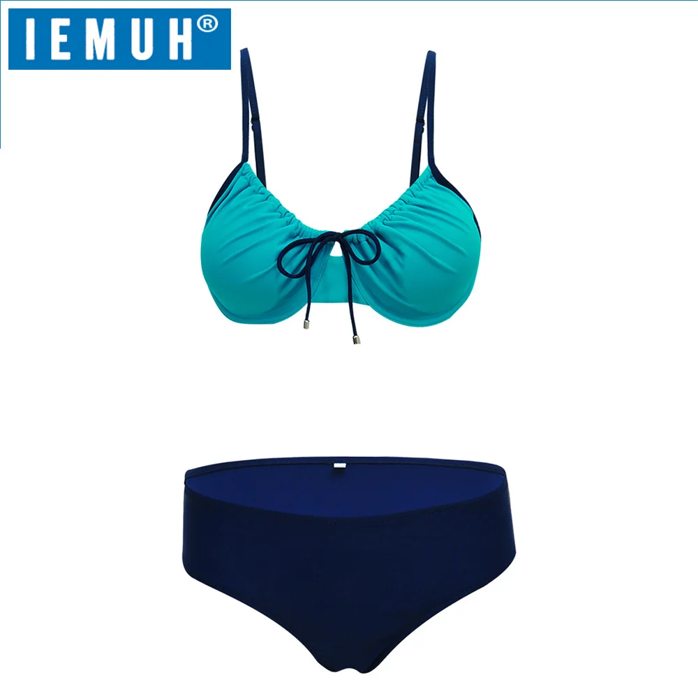 IEMUH Brand 2018 New Bikini Swimwear Women Sexy Push Up Large Size Swimsuit Swimwear Bandage Solid Top Bathing Suit Three Colors
IEMUH Brand 2018 New Bikini Swimwear Women Sexy Push Up Large Size Swimsuit Swimwear Bandage Solid Top Bathing Suit Three Colors