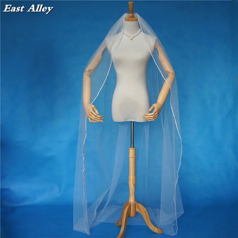 One-tier Bridal Veil Crystal Edge Handmade Wedding Veil in White ,Ivory 2018 New
One-tier Bridal Veil Crystal Edge Handmade Wedding Veil in White ,Ivory 2018 New