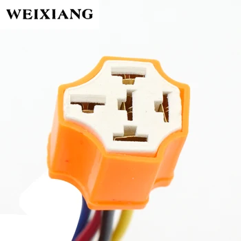 H4-2B 5Pin Car Headlight Fog Light Female Socket Extension Plug Pigtail Ceramic Plug Connector With Wiring Harness
H4-2B 5Pin Car Headlight Fog Light Female Socket Extension Plug Pigtail Ceramic Plug Connector With Wiring Harness