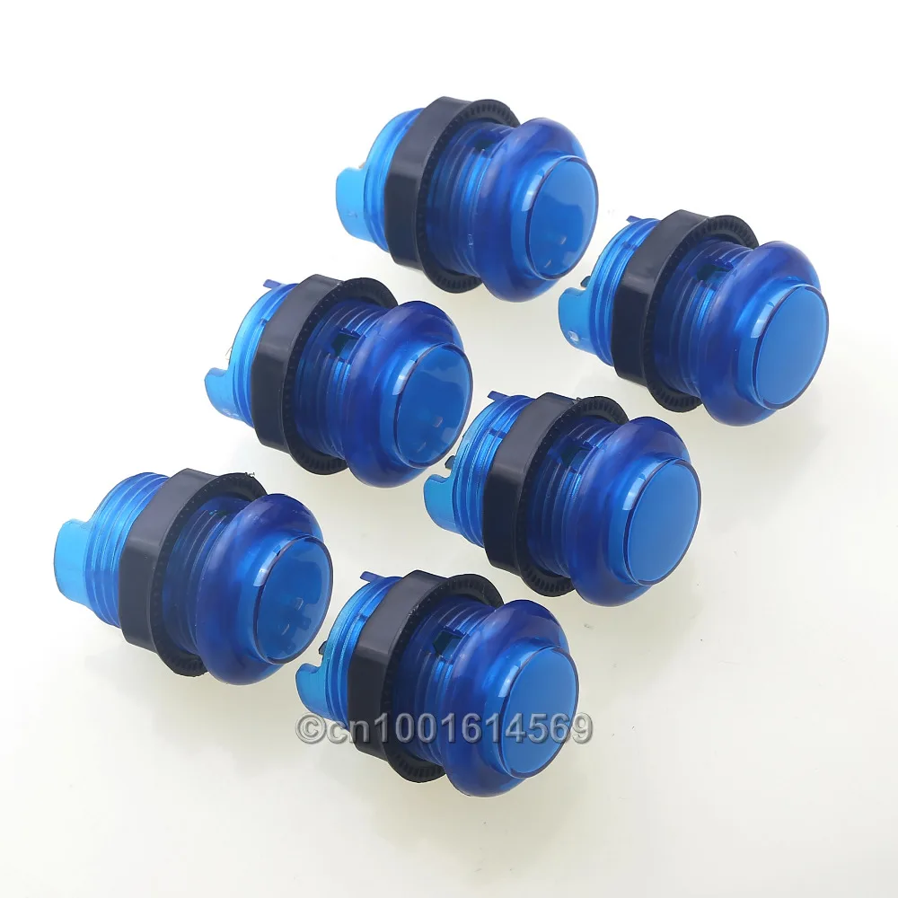 Reyann 6pcs 5V LED Illuminated Arcade Button with Build-in Microswitch for Arcade Game Machines Fighting Stick JAMMA DIY- Blue
Reyann 6pcs 5V LED Illuminated Arcade Button with Build-in Microswitch for Arcade Game Machines Fighting Stick JAMMA DIY- Blue