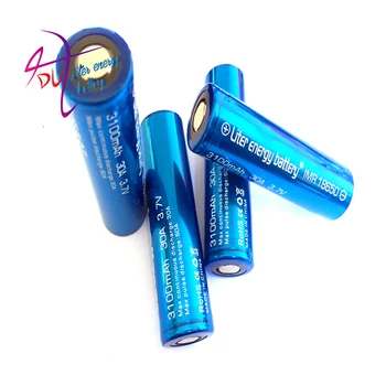 Liter energy battery New 4PCS 3.6V US18650 VTC6 18650 battery 3100mAh 30A for Electronic cigarette power battery Laptop Batterie
Liter energy battery New 4PCS 3.6V US18650 VTC6 18650 battery 3100mAh 30A for Electronic cigarette power battery Laptop Batterie