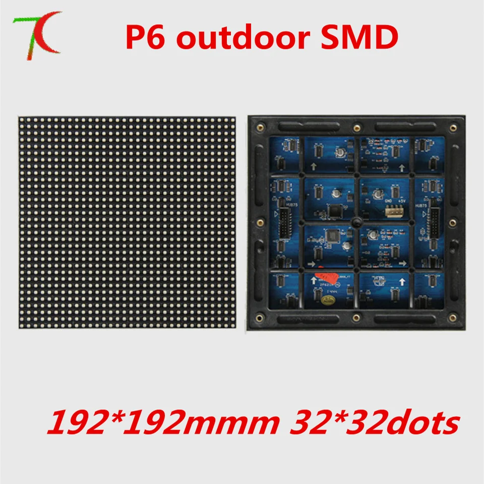 Free shipping P6 outdoor waterproof full color size 192mm*192mm led module,5500cd
Free shipping P6 outdoor waterproof full color size 192mm*192mm led module,5500cd
