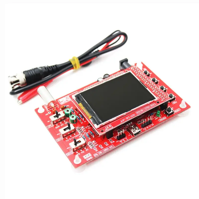 

Fully Assembled DSO138 Open Source 2.4 1Msps TFT Digital Electronic Oszilloskop Oscilloscopes Kit DC / AC / GND with Probe