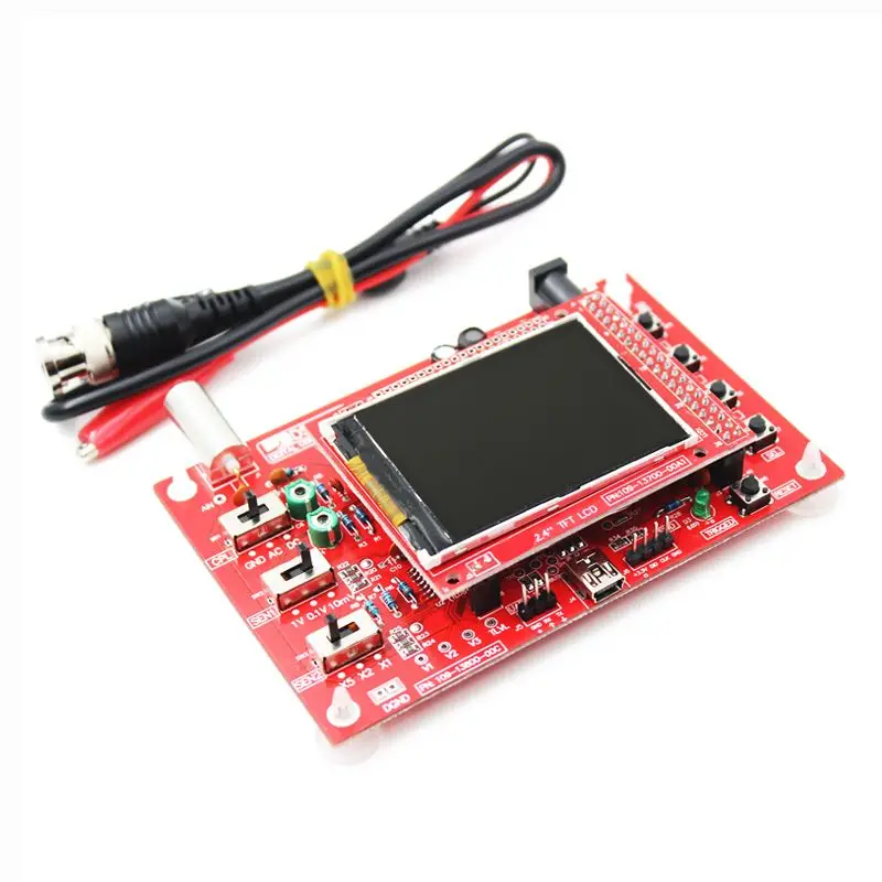 Fully Assembled DSO138 Open Source 2.4 1Msps TFT Digital Electronic Oszilloskop Oscilloscopes Kit DC / AC / GND with Probe
Fully Assembled DSO138 Open Source 2.4 1Msps TFT Digital Electronic Oszilloskop Oscilloscopes Kit DC / AC / GND with Probe
