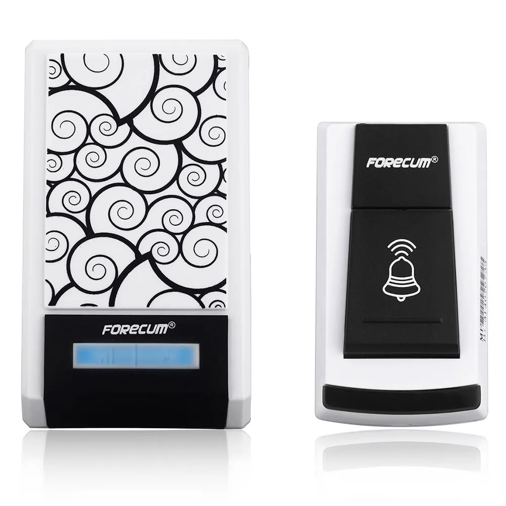 FORECUM Carillon Doorbell Wireless Doorbell 315MHz 36 Music Remote control Waterproof
FORECUM Carillon Doorbell Wireless Doorbell 315MHz 36 Music Remote control Waterproof