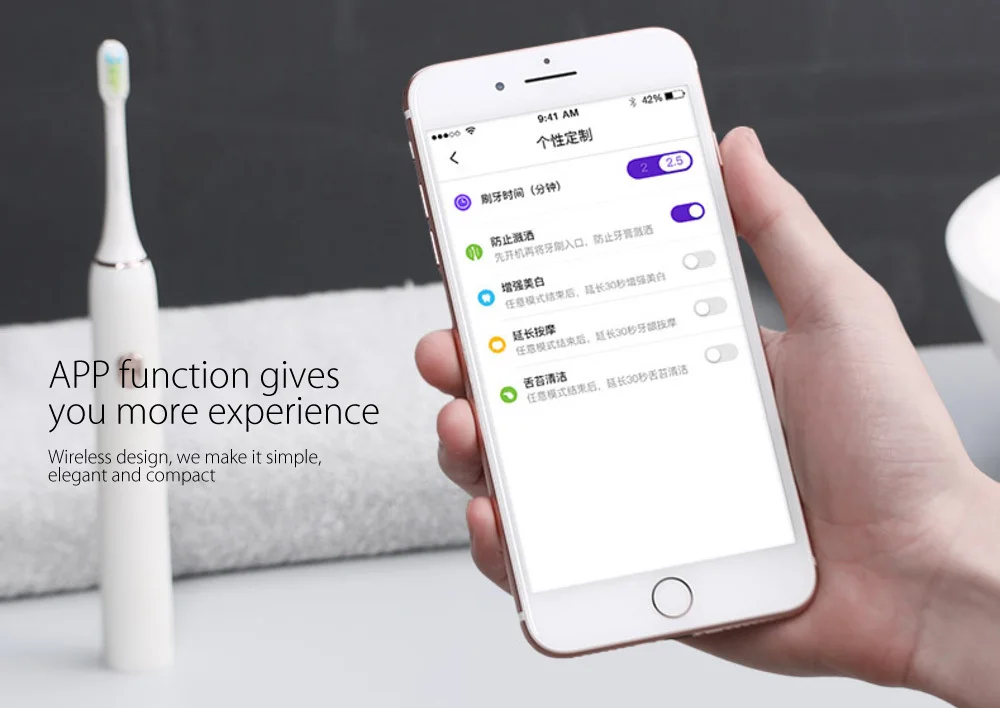 SOOCAS X3 Rechargeable Sonic Electric Toothbrush Bluetooth Connectivity Xiaomi Ecological Chain