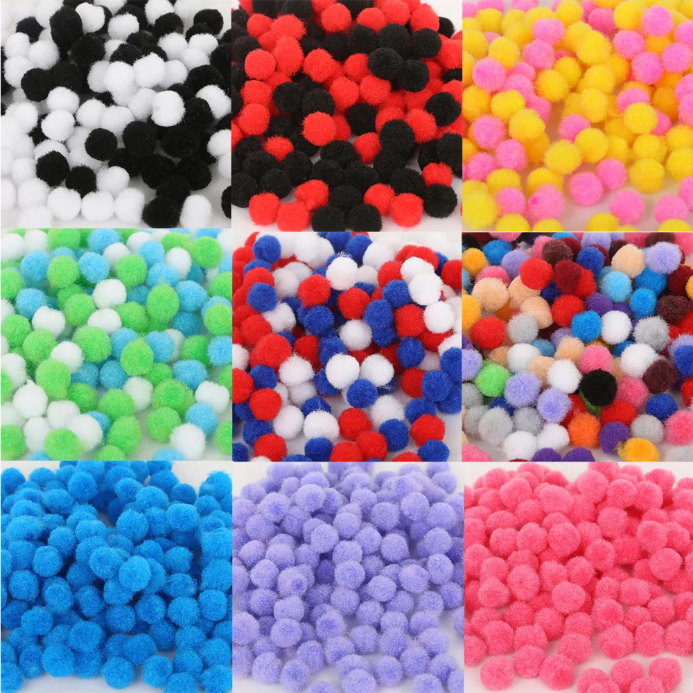 300pcs/lot 10mm Soft Pom Poms Balls Fur Plush Pom Pom For Wedding Party Decoration Handcraft Kids Toys DIY Sewing Accessories
300pcs/lot 10mm Soft Pom Poms Balls Fur Plush Pom Pom For Wedding Party Decoration Handcraft Kids Toys DIY Sewing Accessories