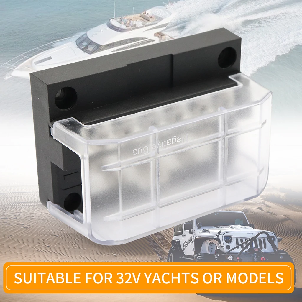 Terminal Junction Block Power Post Set Distribution Buss Bar with User Manual Bloque terminal Box boite Boat Engine Accessories
Terminal Junction Block Power Post Set Distribution Buss Bar with User Manual Bloque terminal Box boite Boat Engine Accessories