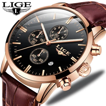 LIGE New Watch Men Fashion Sport Quartz Clock Mens Watches Brand Luxury Leather Business Waterproof Watch relojes para hombre
LIGE New Watch Men Fashion Sport Quartz Clock Mens Watches Brand Luxury Leather Business Waterproof Watch relojes para hombre