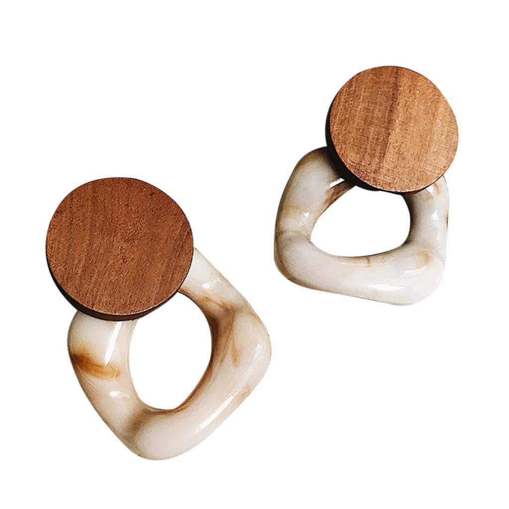 Diomedes New Fashion Resin Large Earrings For Women Wooden Earrings Jewelry Apr11p30
Diomedes New Fashion Resin Large Earrings For Women Wooden Earrings Jewelry Apr11p30