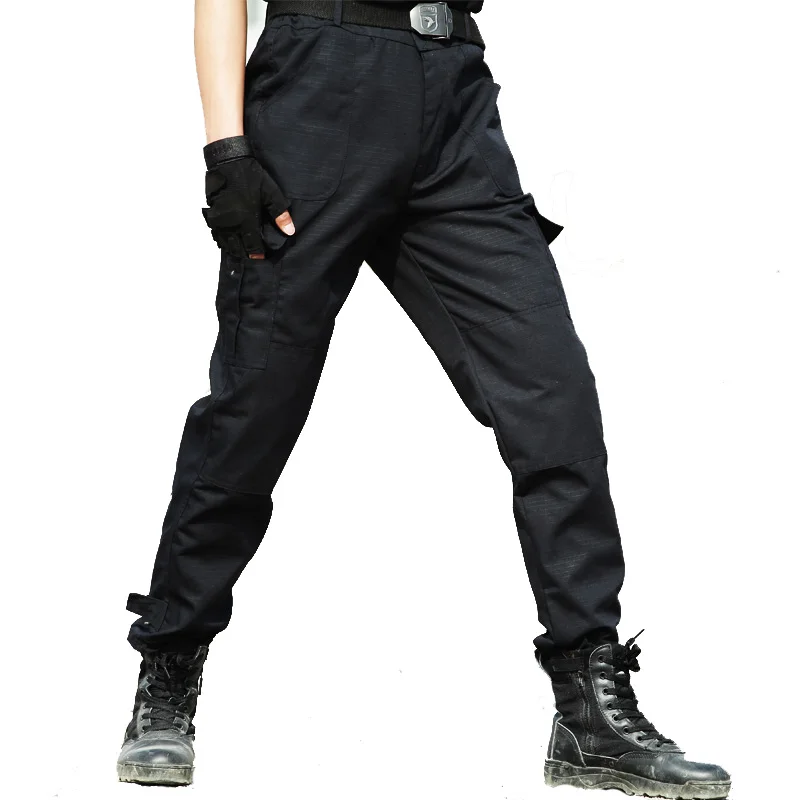 Фото Брюки-карго комбинезоны военно-тактические работы мешковатые штаны Для мужчин