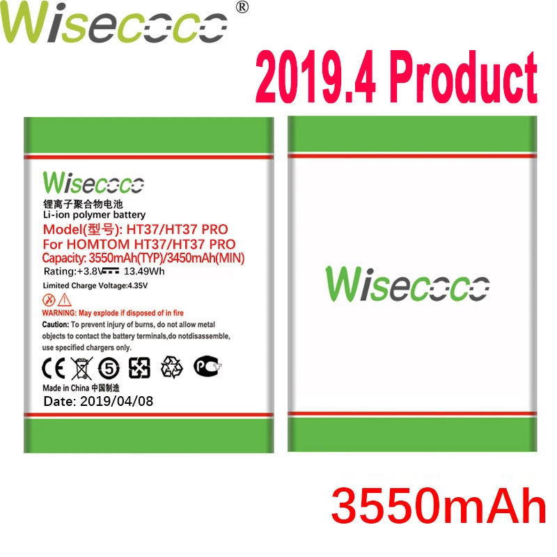 WISECOCO 4400mAh Battery For Homtom HT37 HT 37 Pro Mobile Phone In Stock Latest Production High Quality Battery+Tracking Number
WISECOCO 4400mAh Battery For Homtom HT37 HT 37 Pro Mobile Phone In Stock Latest Production High Quality Battery+Tracking Number