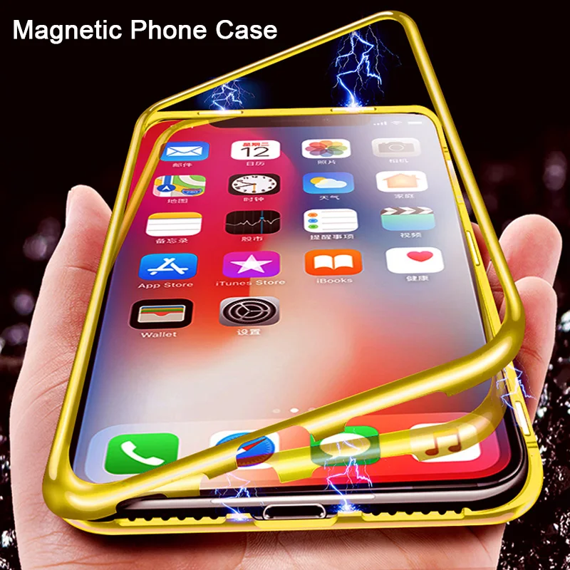 3 In 1 Strong Magnet Protective Cover For iPhone X XR XS Max Fashion Luxury Magnetic Phone Case For iPhone 7 8 Plus 6 6S
3 In 1 Strong Magnet Protective Cover For iPhone X XR XS Max Fashion Luxury Magnetic Phone Case For iPhone 7 8 Plus 6 6S