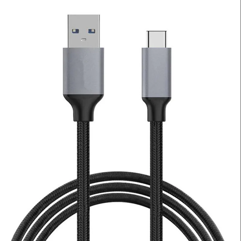 USB3 0 Type C font b Cable b font Nylon Braided Line and Metal Plug font