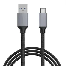 USB3.0 Type C Cable Nylon Braided Line and Metal Plug Type-C USB for Xiaomi 4C / Leshi / Nokia N1 and Other USB C Devices