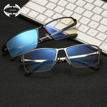 VCKA Aluminum magnesium Anti Blue Women Goggles Men Glasses Radiation-resistant Glasses Computer Square Frame Eyewear UV400
VCKA Aluminum magnesium Anti Blue Women Goggles Men Glasses Radiation-resistant Glasses Computer Square Frame Eyewear UV400