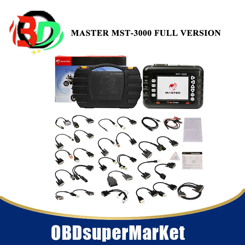 Master MST-3000 Full Version Universal Motorcycle Scanner Fault Code Scanner for Motorcycle
Master MST-3000 Full Version Universal Motorcycle Scanner Fault Code Scanner for Motorcycle