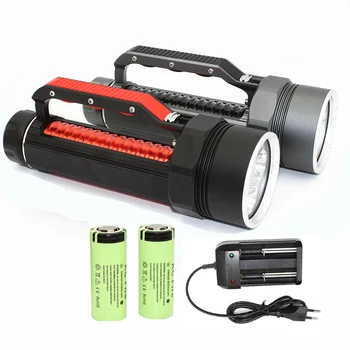4x XM-L2 LED Scuba Diving Flashlight 4800 Lumen Powerful 100M Underwater Dive Lamp Torch Night Light + Battery + Charger
4x XM-L2 LED Scuba Diving Flashlight 4800 Lumen Powerful 100M Underwater Dive Lamp Torch Night Light + Battery + Charger