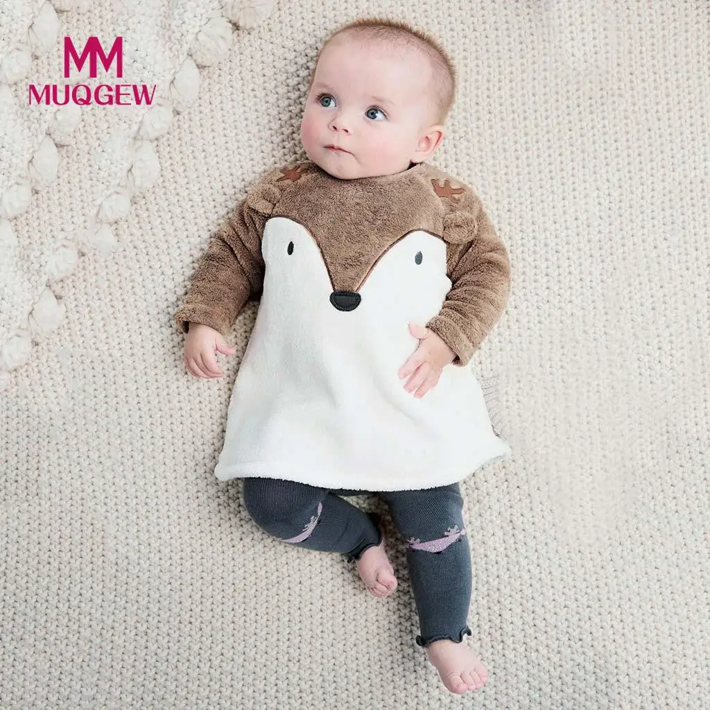 MUQGEW Cute Fox embroidery Newborn Infant Baby Girl Boy Fleece 3D Cartoon Sweatshirt Warm Long Sleeve Coats jacket Tops Winter
MUQGEW Cute Fox embroidery Newborn Infant Baby Girl Boy Fleece 3D Cartoon Sweatshirt Warm Long Sleeve Coats jacket Tops Winter