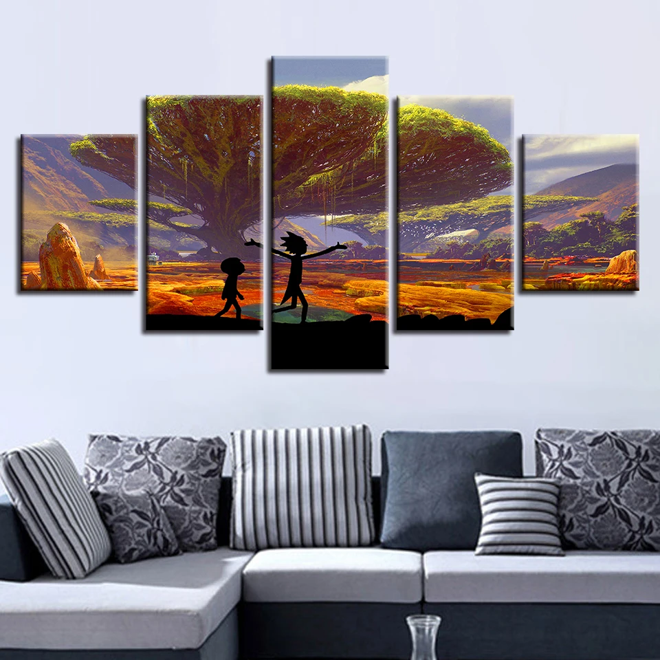 Artwork Poster Canvas Painting 5 Pieces HD Prints Rick And Morty Home Animation Decor Cartoon Wall Art Kids Room Modular Picture
Artwork Poster Canvas Painting 5 Pieces HD Prints Rick And Morty Home Animation Decor Cartoon Wall Art Kids Room Modular Picture