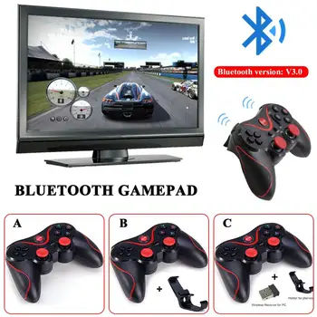 Bluetooth Wireless Gamepad Mobile Controller S600 STB S3VR Game Controller Bluetooth Joystick For T3 / S3 / S5, PS3
Bluetooth Wireless Gamepad Mobile Controller S600 STB S3VR Game Controller Bluetooth Joystick For T3 / S3 / S5, PS3