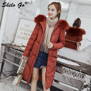 SHILO GO Bakery Fur collar hooded women parkas coat Winter side big pocket coat cotton warm long coat thicken outwear female
SHILO GO Bakery Fur collar hooded women parkas coat Winter side big pocket coat cotton warm long coat thicken outwear female
