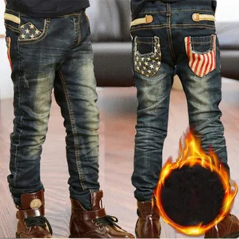 3-11 Years Boys Winter Plus Velvet Jeans Thick Casual Denim Children Harem Pants Cowboy Trousers Elastic Waist Child Clothes
3-11 Years Boys Winter Plus Velvet Jeans Thick Casual Denim Children Harem Pants Cowboy Trousers Elastic Waist Child Clothes