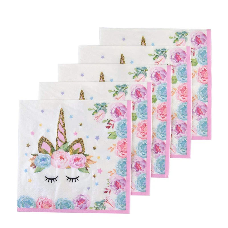 12pcs/set Unicorn Paper Napkin Party Paper Napkin For Wedding Baby Birthday Home Decoration Unicorn Party Tablewar Supplies
12pcs/set Unicorn Paper Napkin Party Paper Napkin For Wedding Baby Birthday Home Decoration Unicorn Party Tablewar Supplies