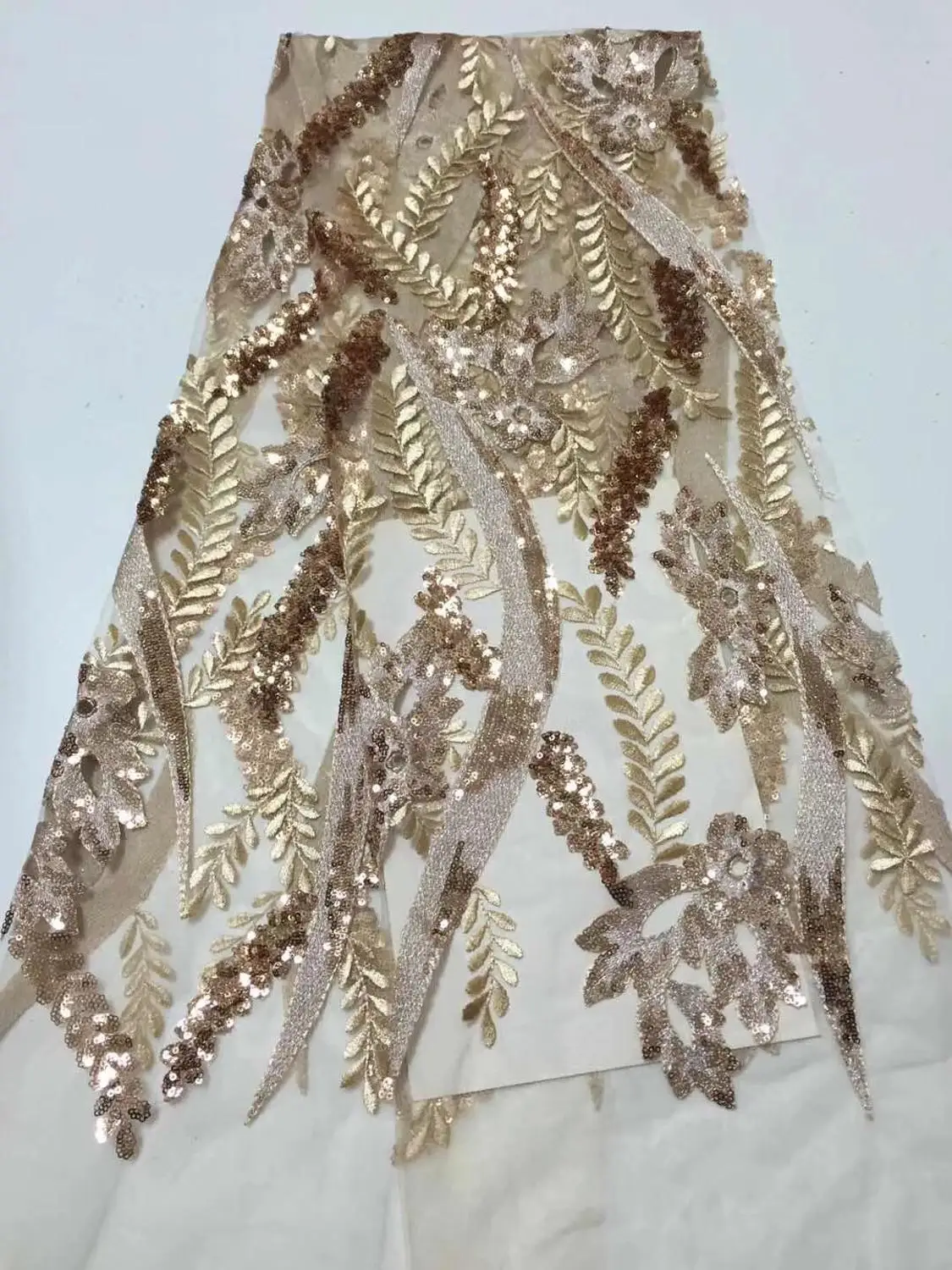 African Sequins Lace Fabric 2019 High Quality Lace Nigerian Lace Fabric Off White French Party Net Lace SU-J04101
African Sequins Lace Fabric 2019 High Quality Lace Nigerian Lace Fabric Off White French Party Net Lace SU-J04101