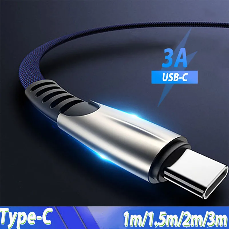 3A USB Type C Cable For Huawei Mate 20 Pro 3.1 Quick 3.0 Cord Phone Charger Samsung Galaxy Note 10 Plus Redmi 8 | Мобильные телефоны