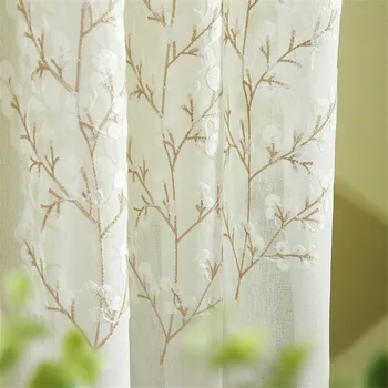 {byetee} Pine Embroidered Window Screen Tulle for Living Room Coffee Kitchen Gauze Curtains Organza Room Door Curtains
{byetee} Pine Embroidered Window Screen Tulle for Living Room Coffee Kitchen Gauze Curtains Organza Room Door Curtains