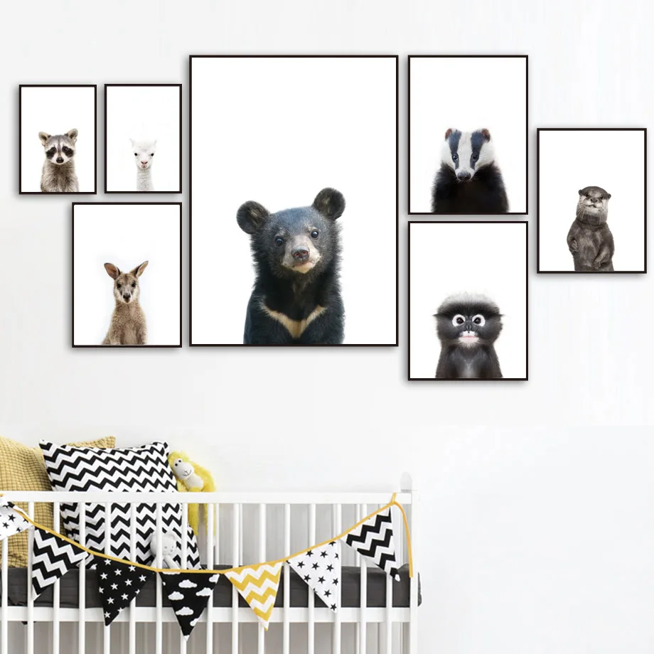 Cute Bear Leopard Kangaroo Alpaca Badger Nordic Posters And Prints Wall Art Canvas Painting Animal Wall Pictures Kids Room Decor
Cute Bear Leopard Kangaroo Alpaca Badger Nordic Posters And Prints Wall Art Canvas Painting Animal Wall Pictures Kids Room Decor