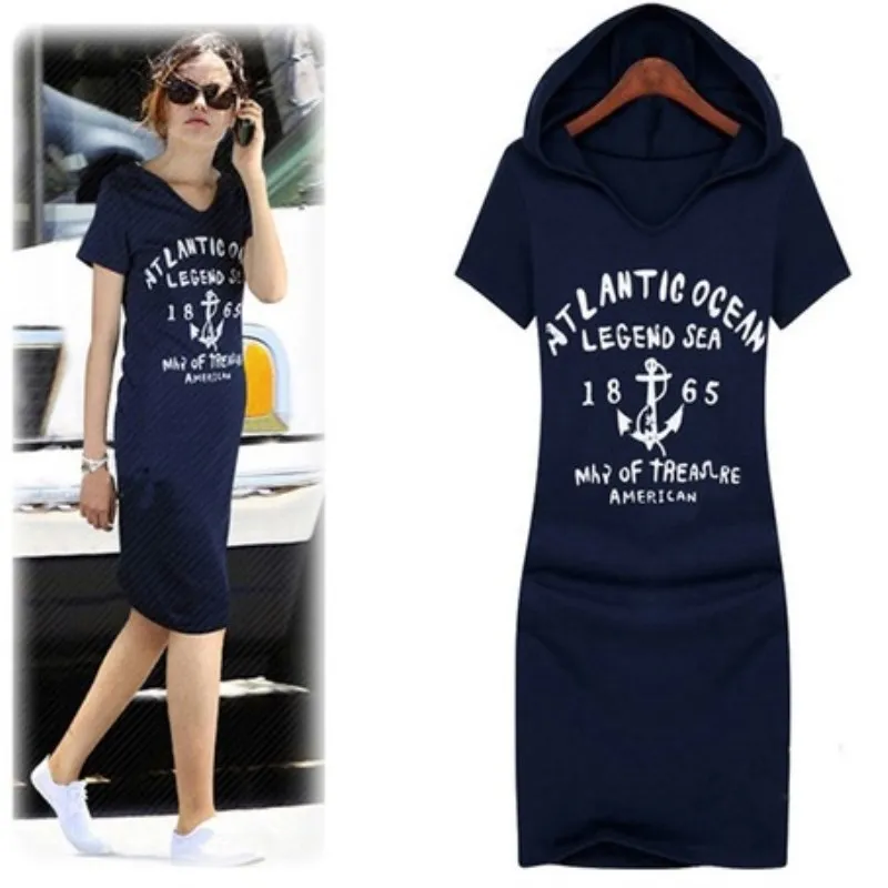 HENGSONG 2018 New Women Casual Long T-Shirt Woman Summer Letters Printed Short Sleeve Hooded T-Shirt IU659167
HENGSONG 2018 New Women Casual Long T-Shirt Woman Summer Letters Printed Short Sleeve Hooded T-Shirt IU659167