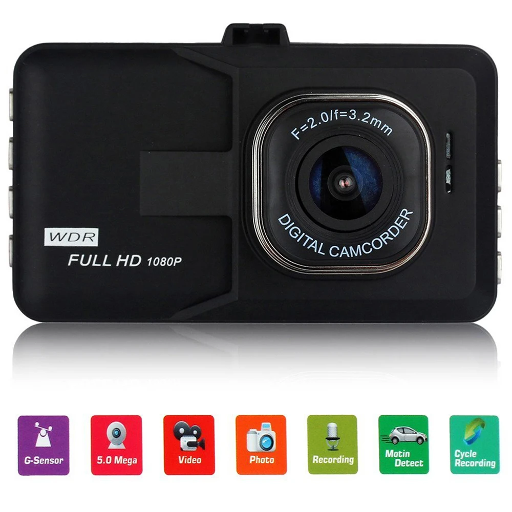 170 Degree DVR Camera Full HD 1080p Recorder Novatek 96223 3 Inch Dashcam Video Registrator G-sensor Dvr Dash Cam Car Black Box
170 Degree DVR Camera Full HD 1080p Recorder Novatek 96223 3 Inch Dashcam Video Registrator G-sensor Dvr Dash Cam Car Black Box