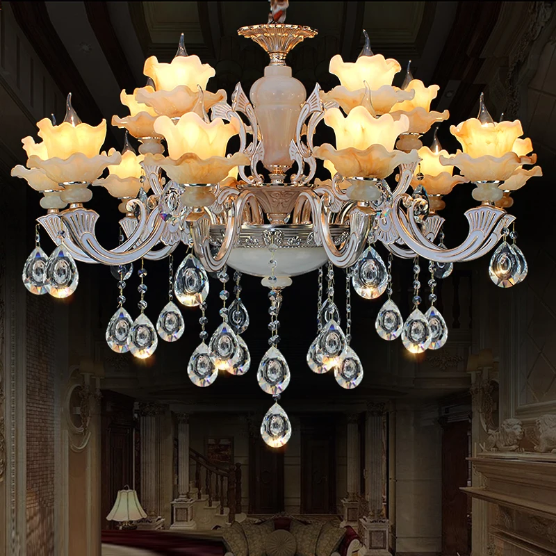 Zinc Alloy Crystal Chandelier luxurious Living Room Lights European Chandelier Restaurant Crystal Lamp Hotel Chandelier Lamps
Zinc Alloy Crystal Chandelier luxurious Living Room Lights European Chandelier Restaurant Crystal Lamp Hotel Chandelier Lamps