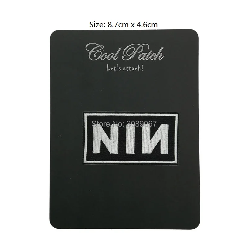 NINE INCH NAILS NIN Logo Music Band Iron On/Sew On Patch Tshirt TRANSFER scrapbooking accessories Rock Punk Badge clothing
NINE INCH NAILS NIN Logo Music Band Iron On/Sew On Patch Tshirt TRANSFER scrapbooking accessories Rock Punk Badge clothing