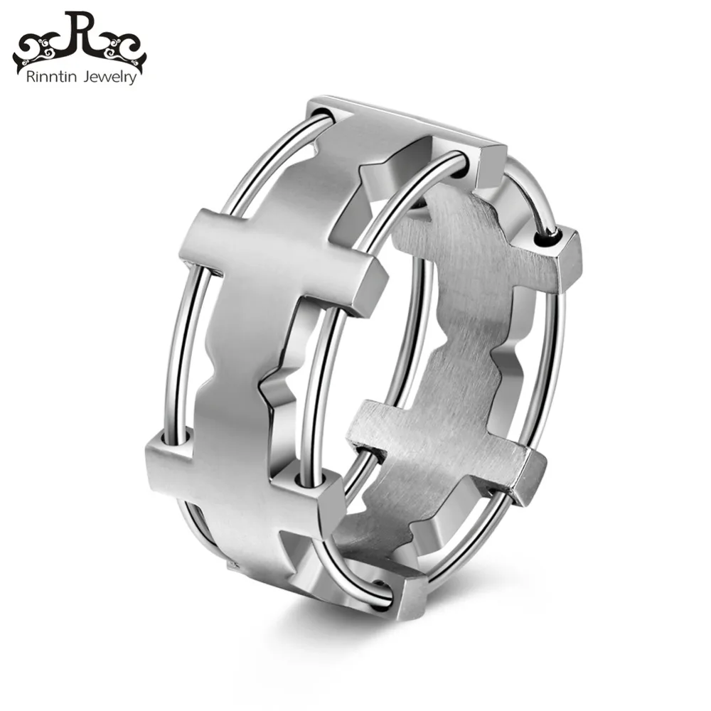 ORSA JEWELS Real Stainless Steel Rings 10mm Fashion Finger Ring Party Jewelry Big Cross Silver Color Christmas Gifts DGTR85
ORSA JEWELS Real Stainless Steel Rings 10mm Fashion Finger Ring Party Jewelry Big Cross Silver Color Christmas Gifts DGTR85