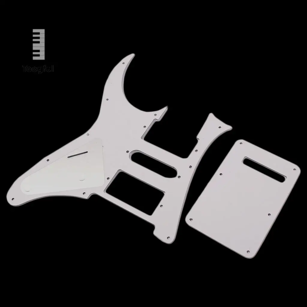 Tooyful White Pearl Guitar HSH Pickguard Scatch Protector Back Cover w/ Screws for RG350 Ibanze
Tooyful White Pearl Guitar HSH Pickguard Scatch Protector Back Cover w/ Screws for RG350 Ibanze
