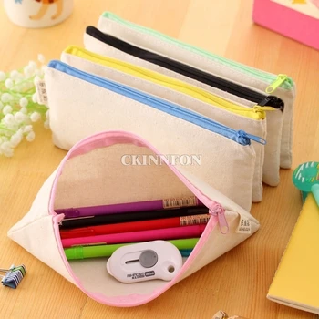 500Pcs/Lot Blank Canvas Zipper Pencil Cases Pen Pouches Cotton Cosmetic Bags Makeup Bags Mobile Phone Clutch Bag Organizer
500Pcs/Lot Blank Canvas Zipper Pencil Cases Pen Pouches Cotton Cosmetic Bags Makeup Bags Mobile Phone Clutch Bag Organizer