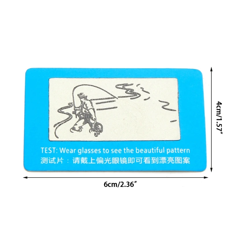 2018 Hot Durable Polarised Sunglasses Lens Shades Glasses Tester Testing Card Check Funny A18_40
2018 Hot Durable Polarised Sunglasses Lens Shades Glasses Tester Testing Card Check Funny A18_40